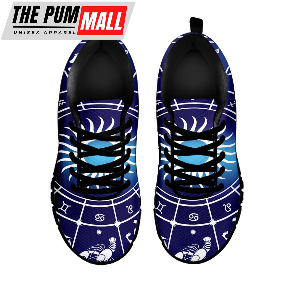 zodiac-horoscopes-print-black-running-shoes-gift-for-men-and-women-08c93ih3 Zodiac Horoscopes Print Black Running Shoes, Gift For Men And Women