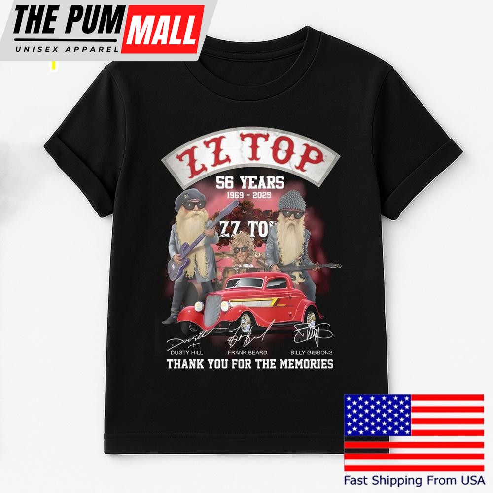 ZZ Top 56Th Anniversary Celebration T Shirt